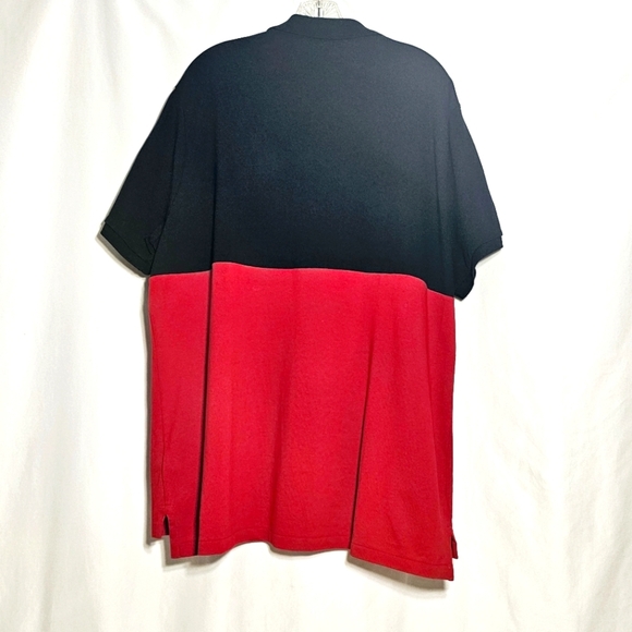 POLO Ralph Lauren Mens Short Sleeve Big Pony Black Red White Polo Shirt XXL - Picture 5 of 8